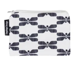 SAGALAGA | Pouch | Mini Perhonen Pouch - Black / Blue / Gray