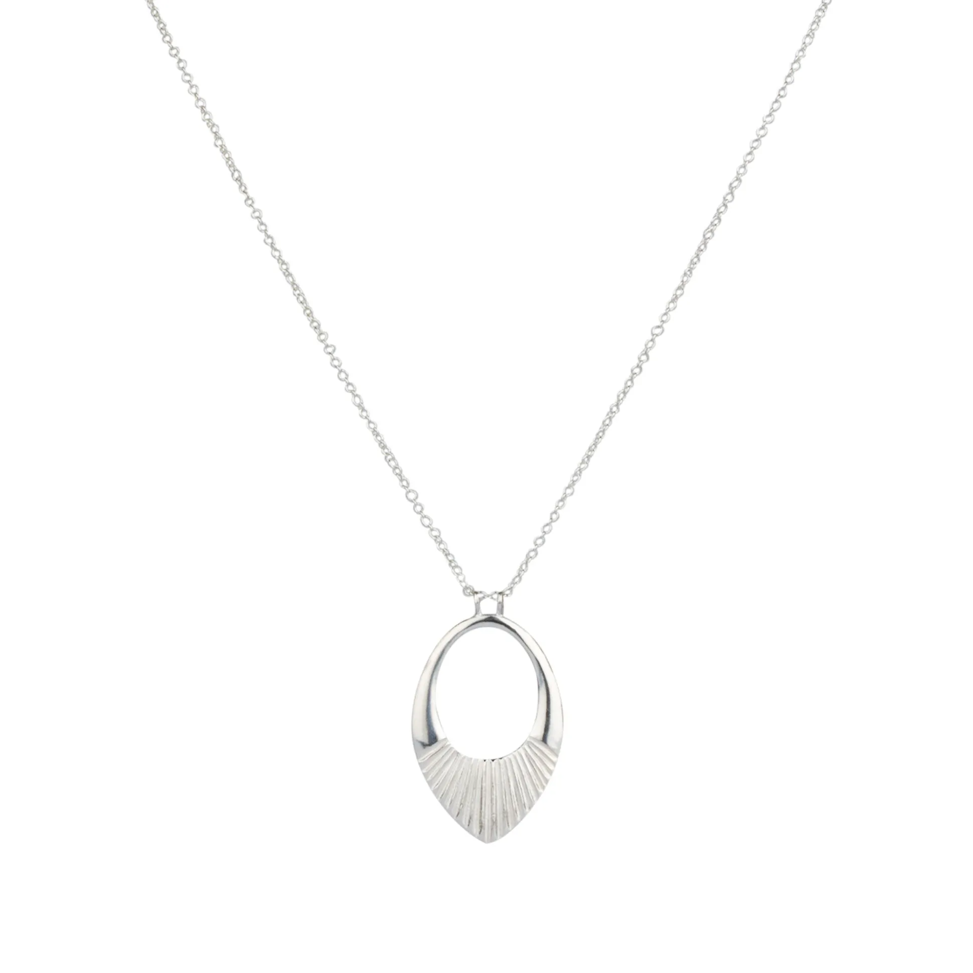 Silver Medium Helios Necklace