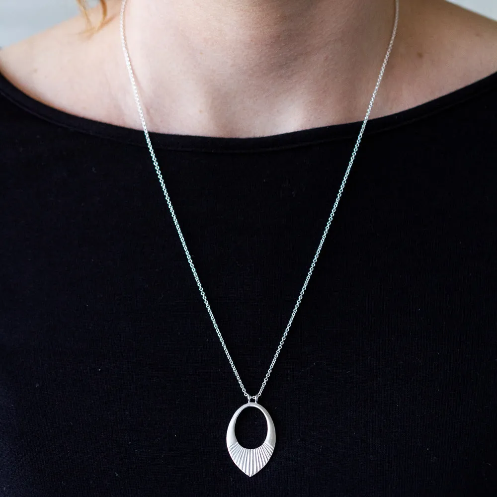 Silver Medium Helios Necklace