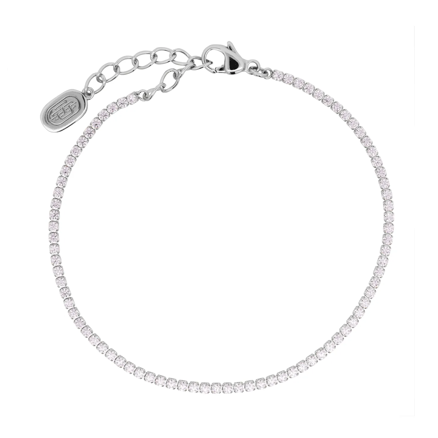 Silver Micro Tennis Bracelet