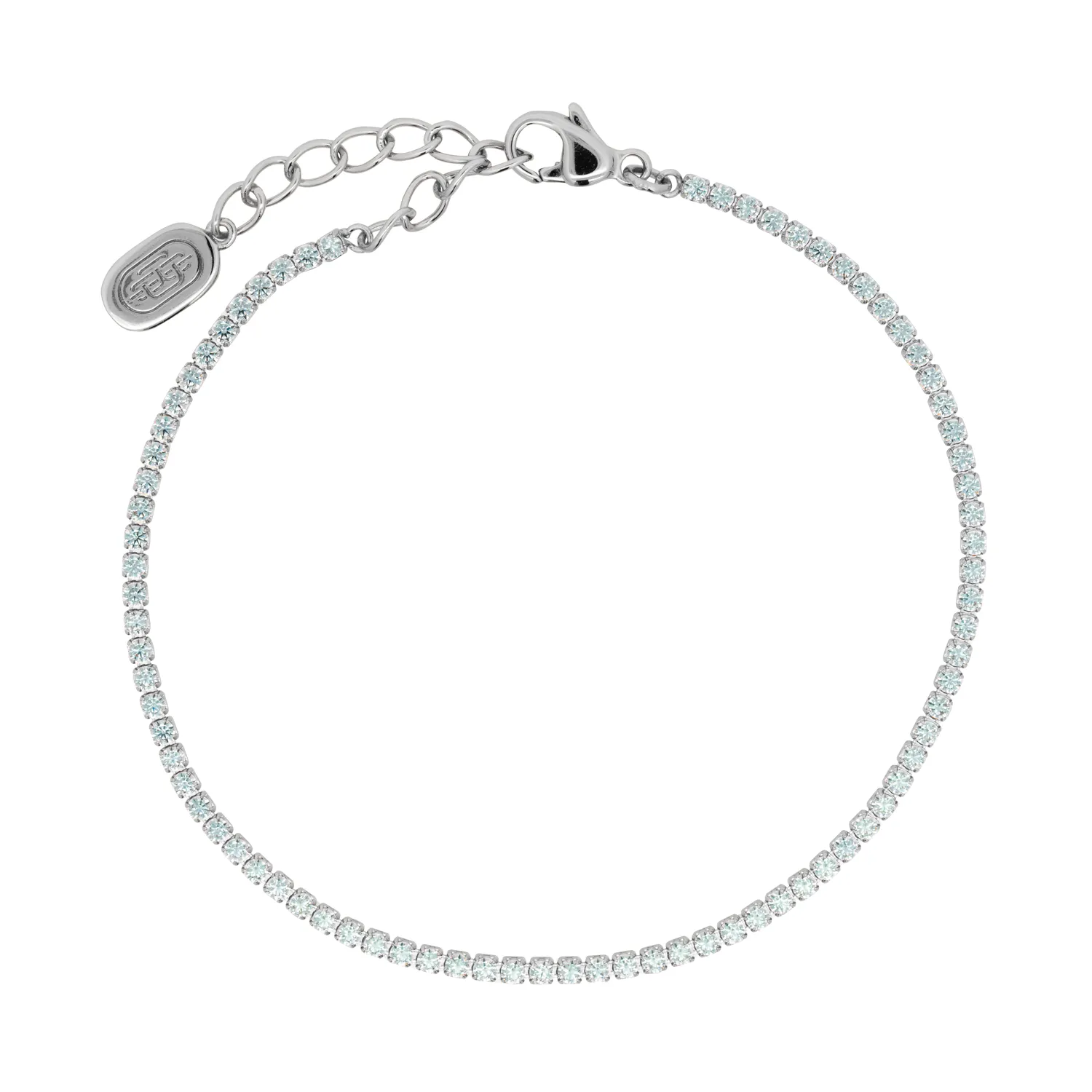 Silver Micro Tennis Bracelet