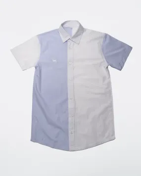 SSG Purple/White Button Up