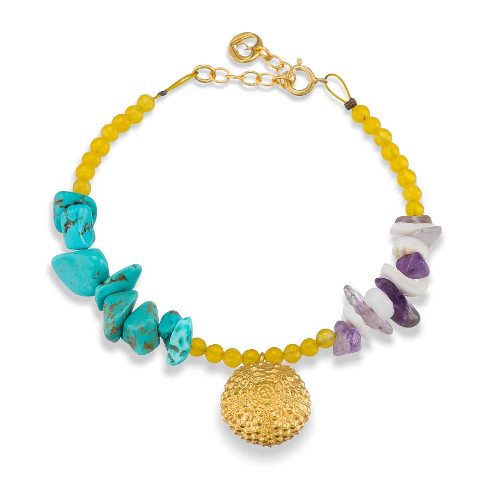 Summer Story II - bracelet - silver 925 - gold plated