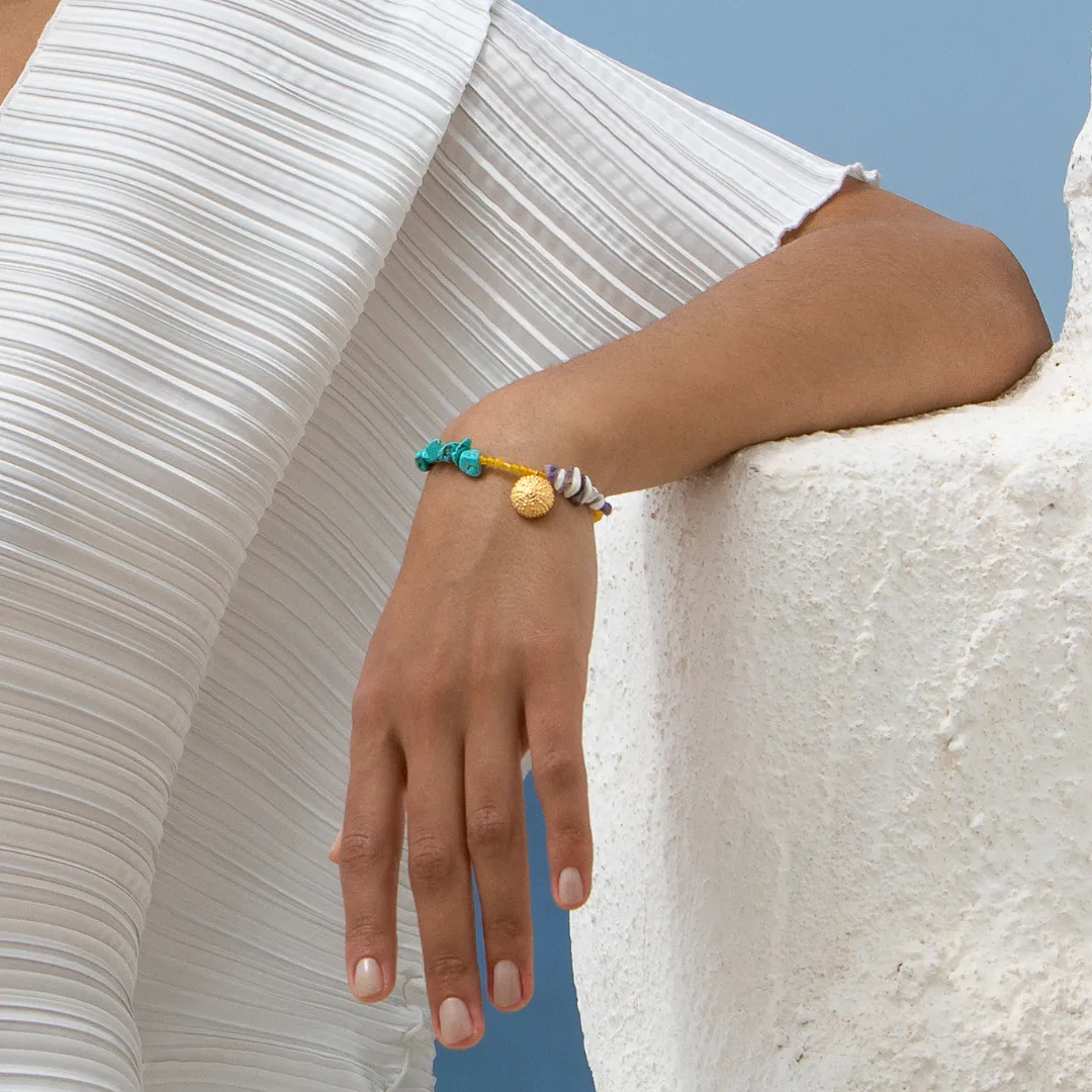 Summer Story II - bracelet - silver 925 - gold plated