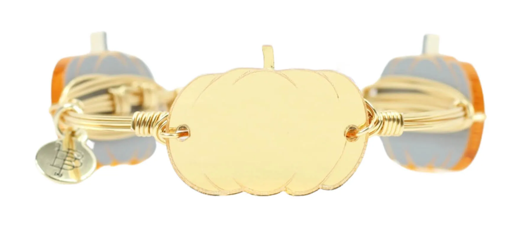 The Gold Pumpkin Bangle Bracelet