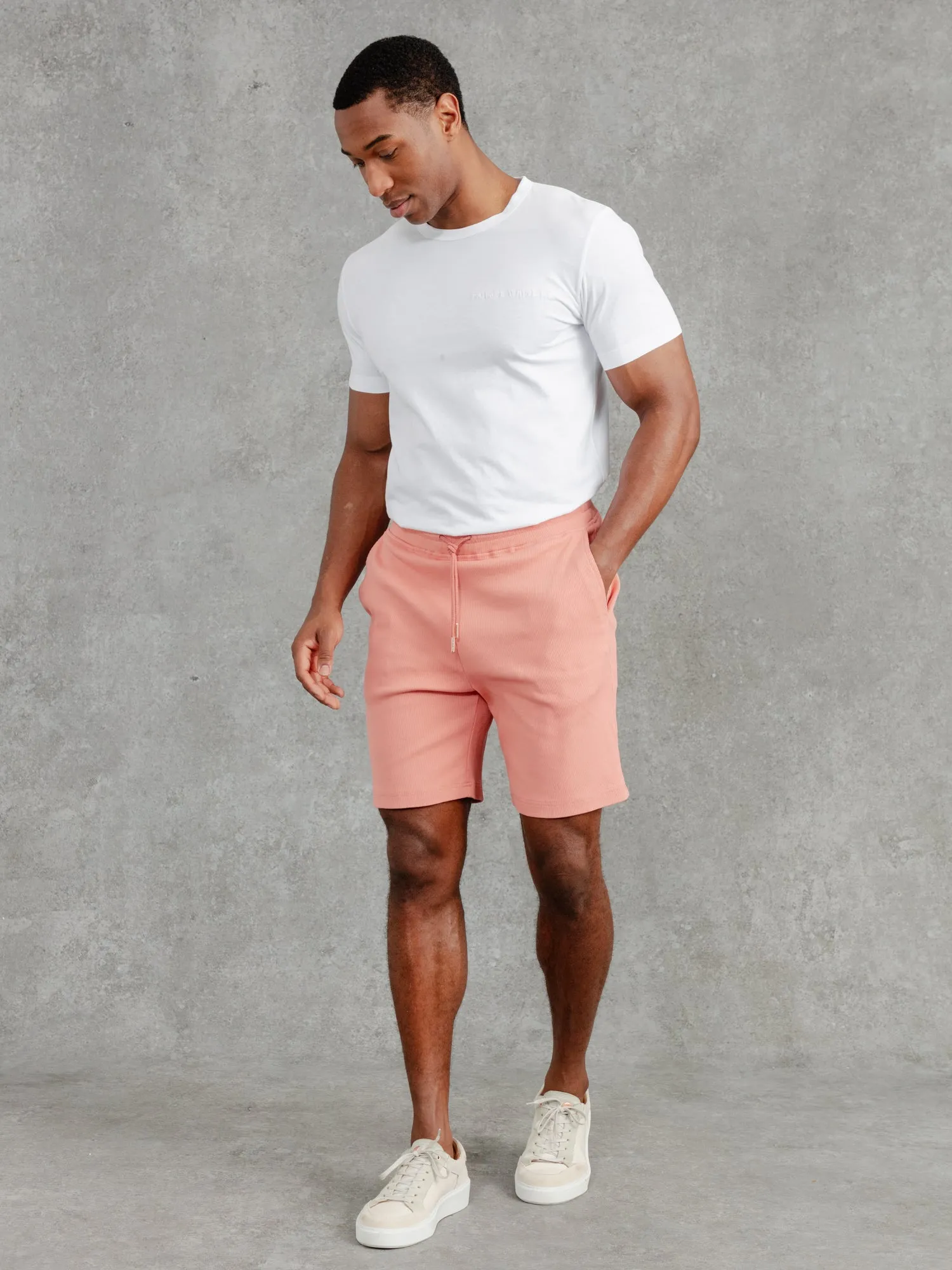 The Ribbed Shorts - Pink