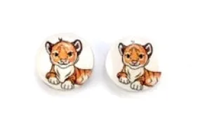 Tiger Earring Stud