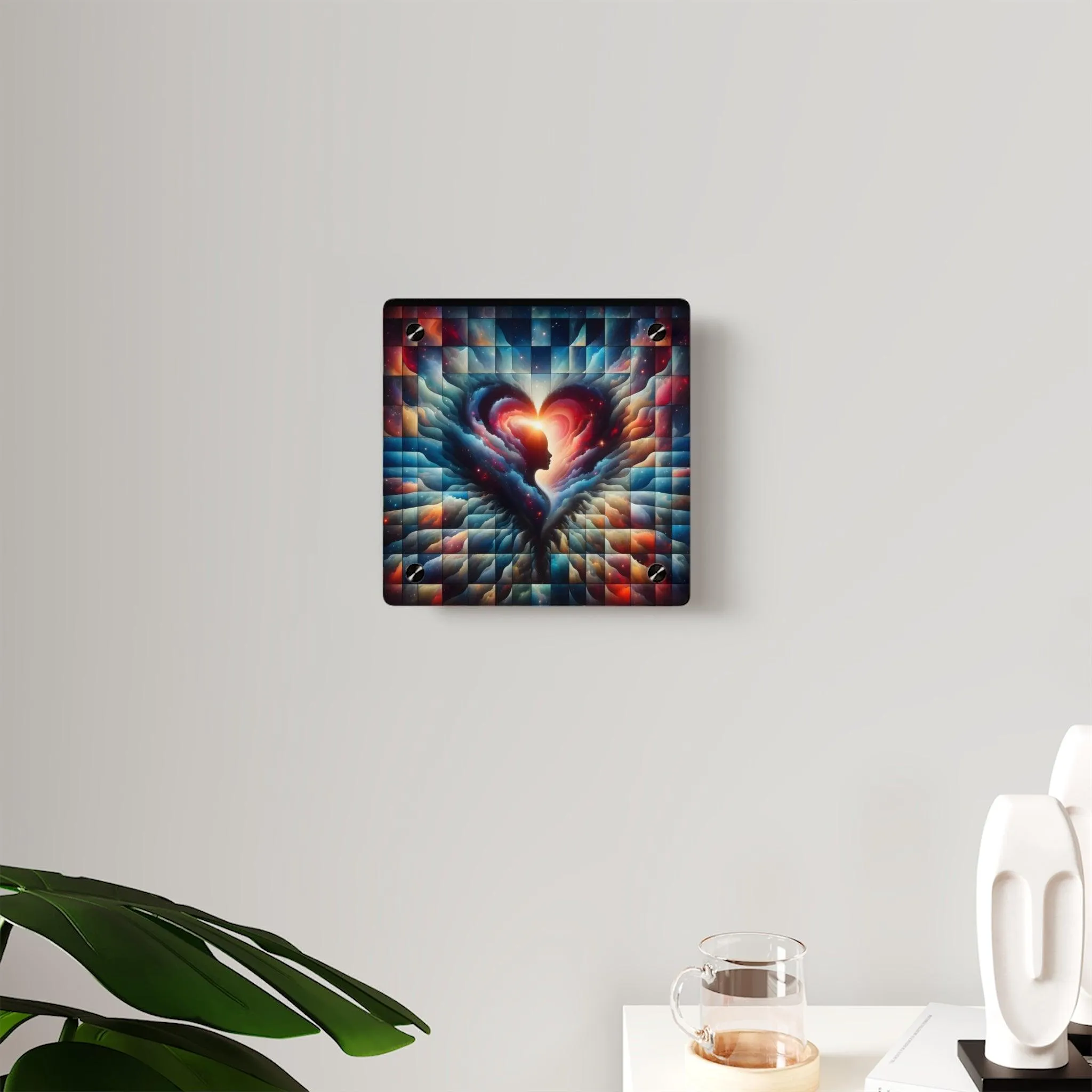 When Love Emerges When You Least Expect it - Acrylic Wall Art Panels by Meta Zen